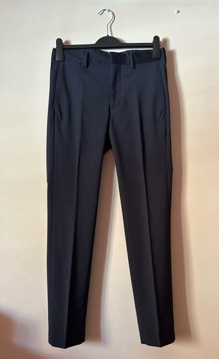 Pantalón vestir slim fit azul marino