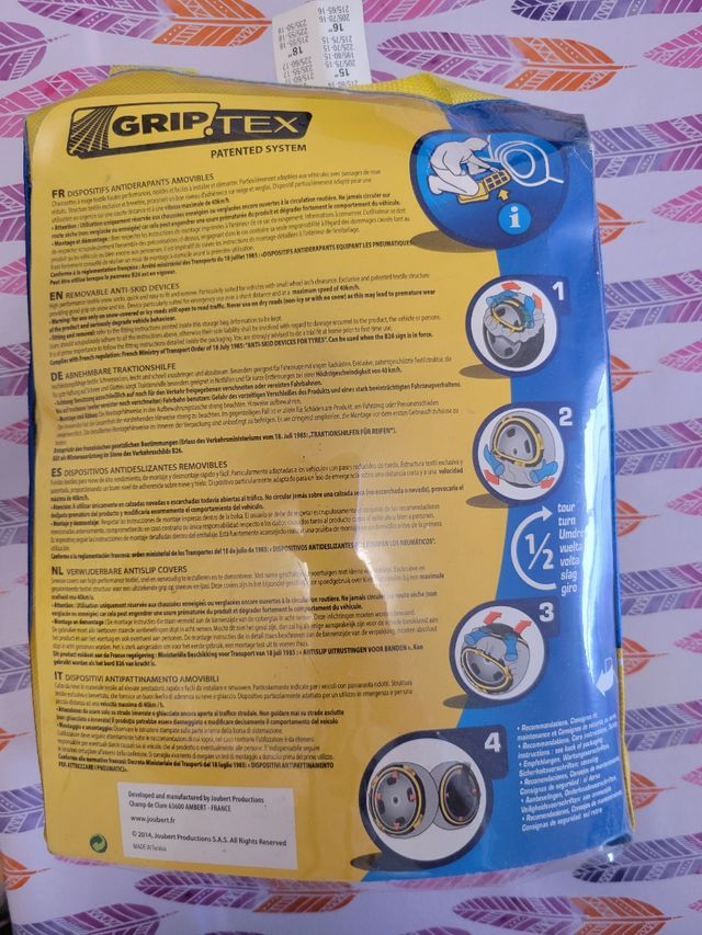 Cadenas de nieve textil