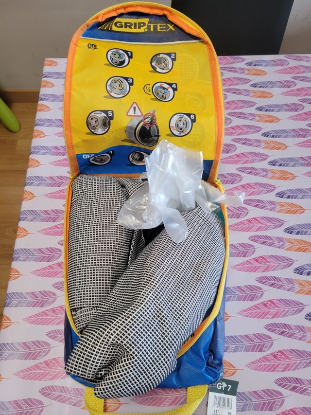 Cadenas de nieve textil