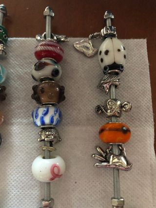 OFERTA 64 abalorios pulsera simil pandora