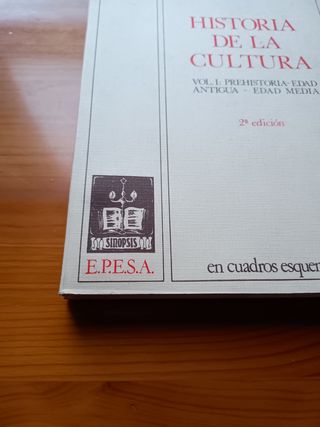 EPESA Historia de la Cultura vols. 1 y 2