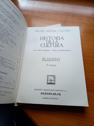 EPESA Historia de la Cultura vols. 1 y 2