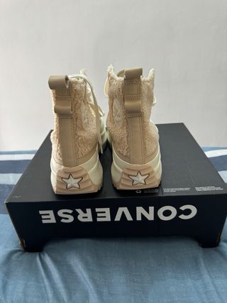 converse beige con pelo