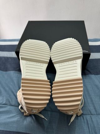 converse beige con pelo
