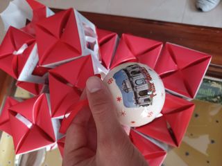 Lote 24 bolas navidad