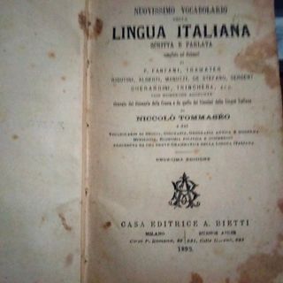vocabolario della lingua italiana 1° parte