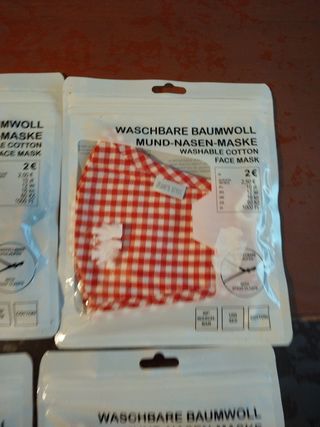 Mascarillas  de tela