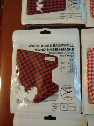 Mascarillas  de tela