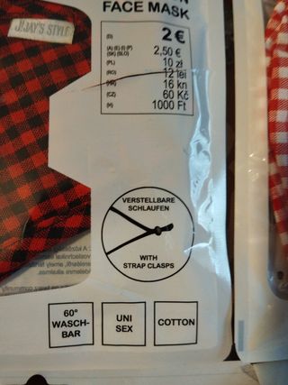 Mascarillas  de tela