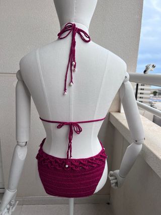 Bikini de crochet conchas
