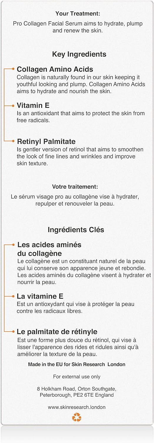 Pro Colágeno Suero Facial.