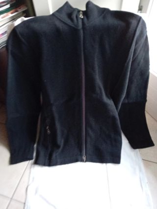 Cardigan con zip uomo