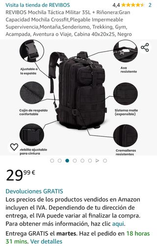 mochila crossfit 35L