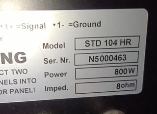 Pantalla de bajo Makbass 4x10 STD 104 HR