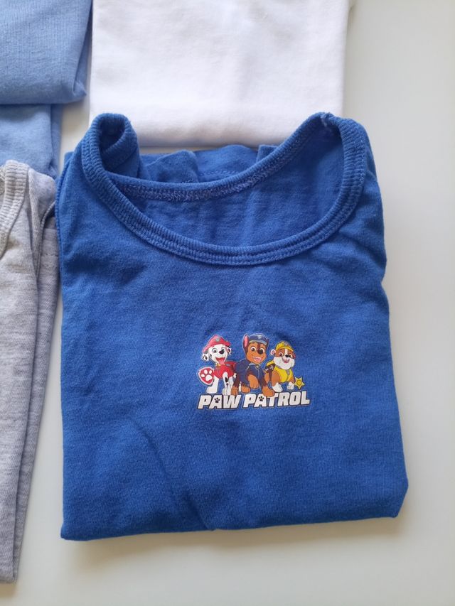 Lote 7 camisetas interior sin manga-2 años