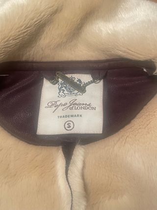 Cazadora biker piel pepe jeans