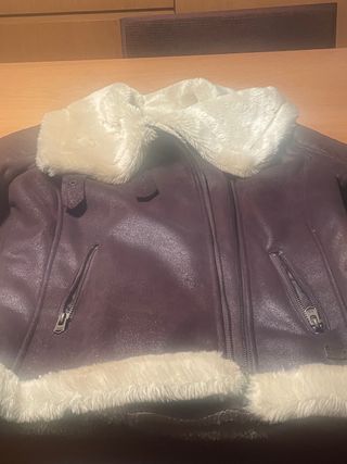 Cazadora biker piel pepe jeans