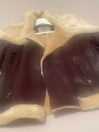 Cazadora biker piel pepe jeans