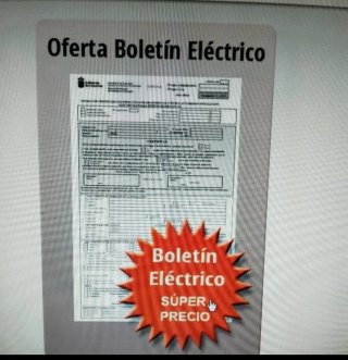 Tramitación de boletines electricos