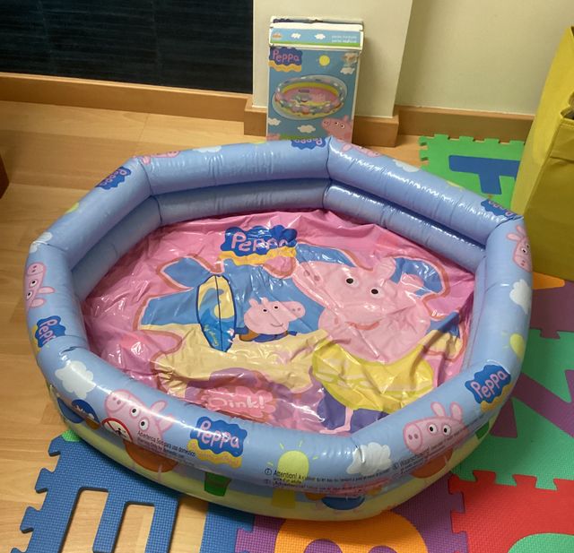 Peppa Pig piscina hinchable bebe 90 cm diametro