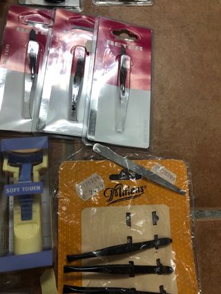 OFERTA LOTE  rizapestañas y brochas maquillaje