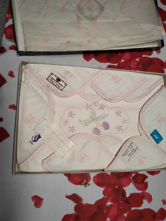 Tovaglia 12 posti con tovaglioli