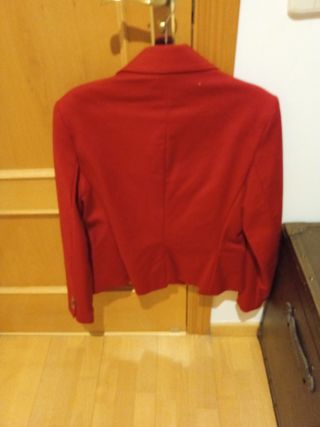 Chaqueta roja mujer