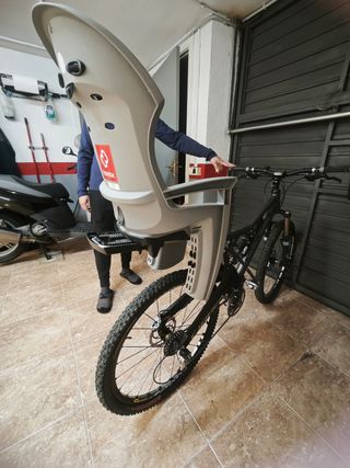 Silla Bici bebé niño Hamax siesta reclinable