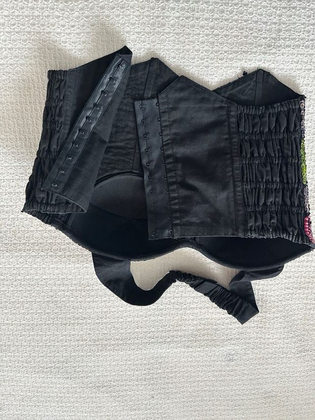 Corpetto Top Sartoria Italiana Paillettes Nuovo!