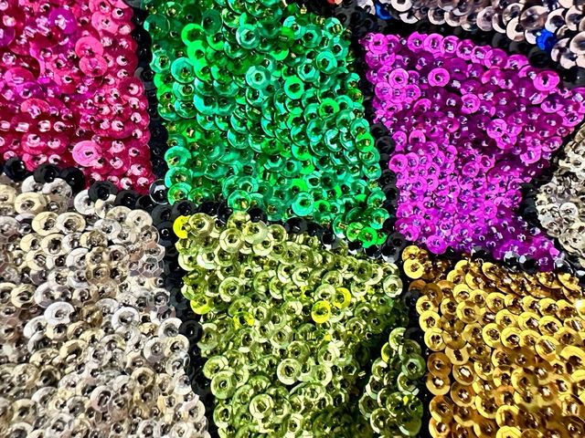 Corpetto Top Sartoria Italiana Paillettes Nuovo!