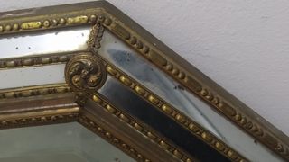 ESPEJO ANTIGUO OCTOGONAL