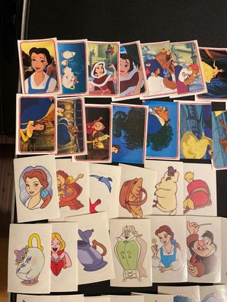 Cromos Panini Bella y Bestia antiguos