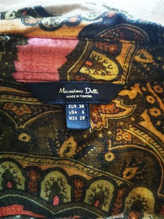 Camisa mujer Paisley Massimo Dutti T38
