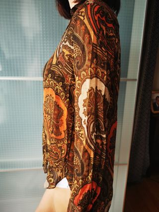 Camisa mujer Paisley Massimo Dutti T38