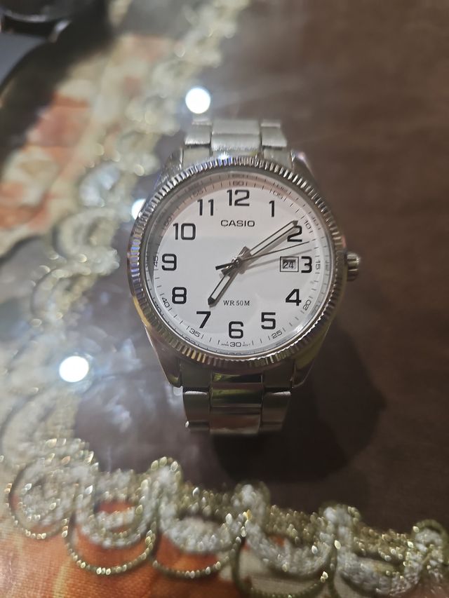 Reloj Casio WR 50 M Acero.