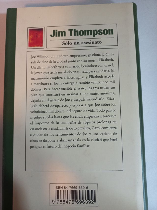 JIM THOMPSON "Sólo un asesino"