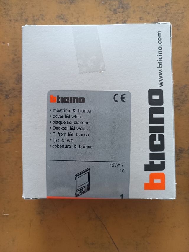 Bticino Placchette per video 344411-344412-344413