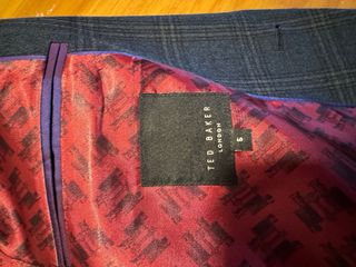 Americana Blazer Cuadros Ted Baker NUEVA