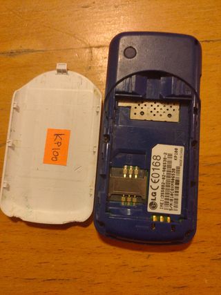 LG KP100 móvil vintage