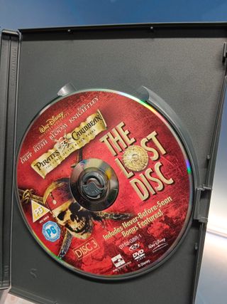 Dvd Piratas del caribe edicion UK