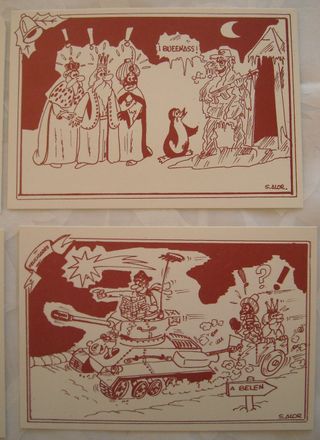 postales de navidad Academia General Militar