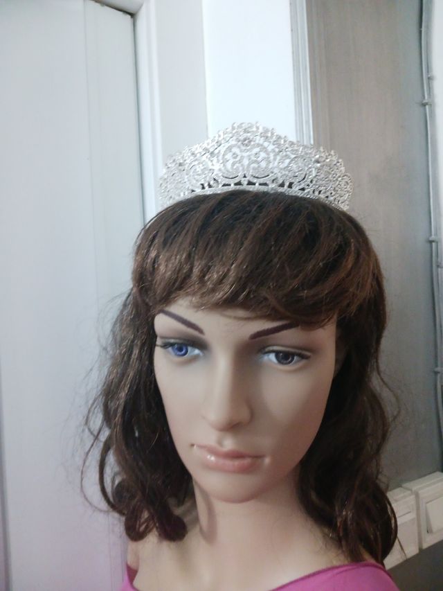 Corona novia espectacular