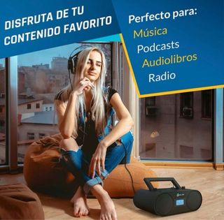 Altavoz Boombox Bluetooth / USB / CD / radio...