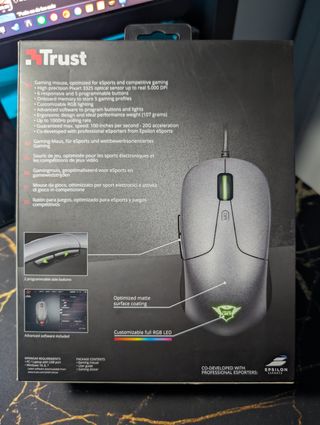 Ratón gaming - Trust GXT 180 Kusan