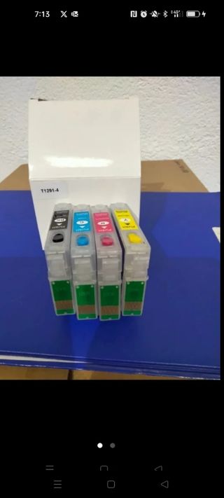 Cartuchos recargables Epson t 1291 t1294