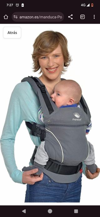 Mochila Manduca portabebés Dark Grey