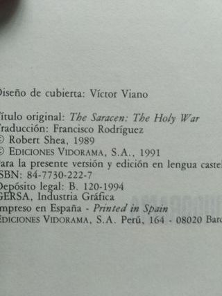 EL SARRACENO 2 .LA GUERRA SANTA .1994