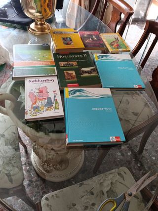 Lote libros en alemán cuentos de gastronomía escen