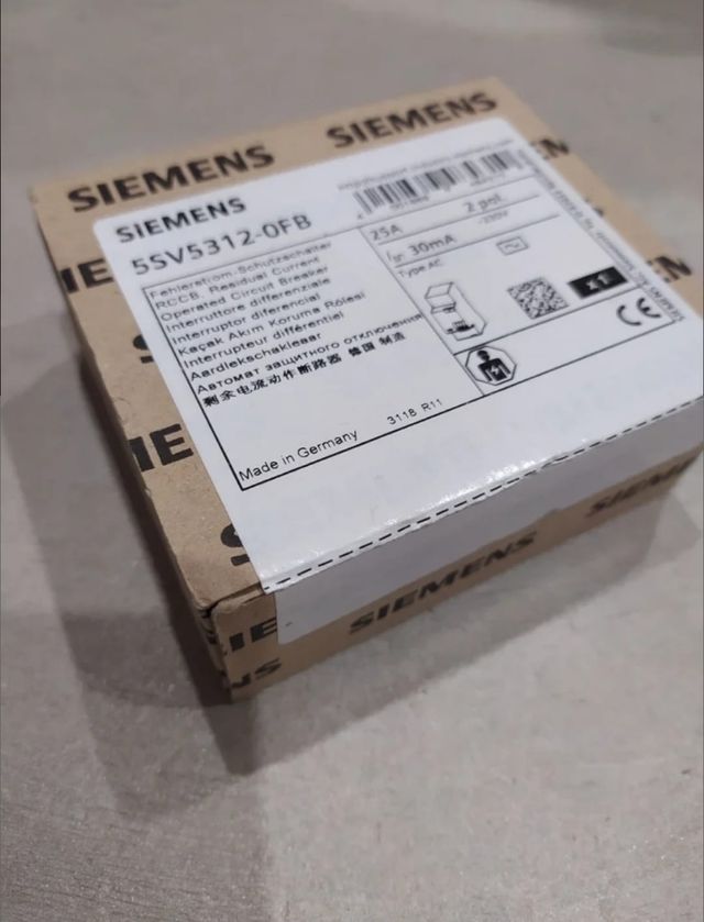 Diferencial 2x25A 30mA NUEVO Siemens