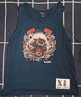 T-Shirt canotta cf REEBOK BEAR tg. XL crossfit gym